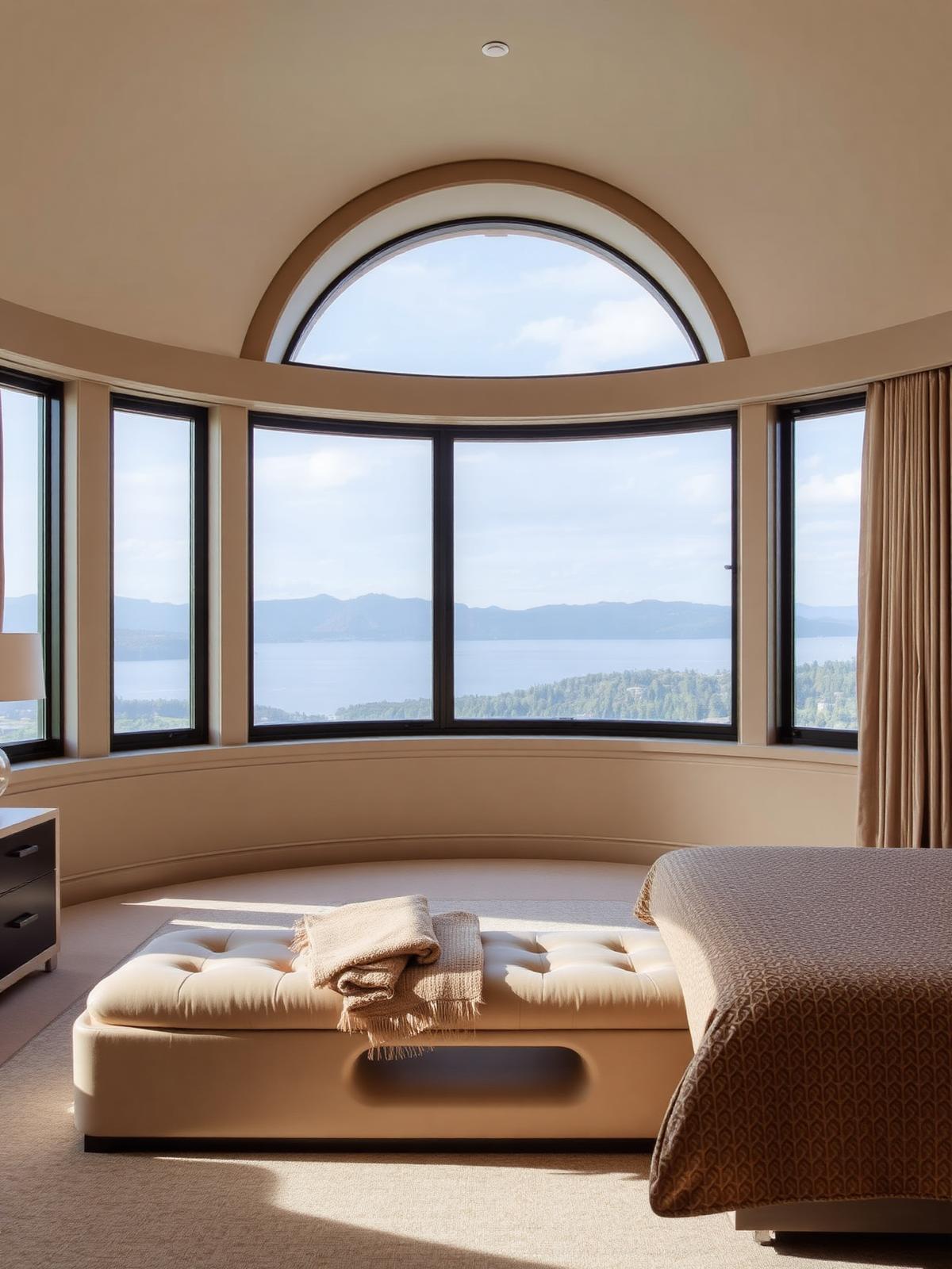 Bedroom with view