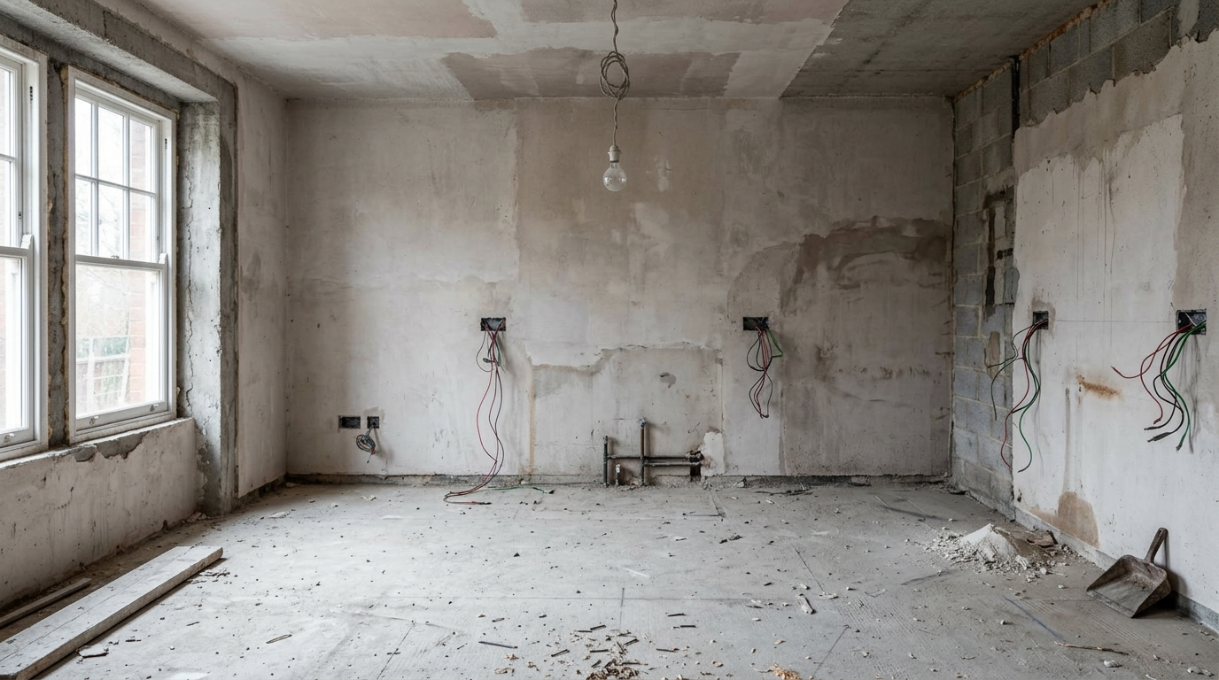 Maison Cèdre — Living Room before renovation