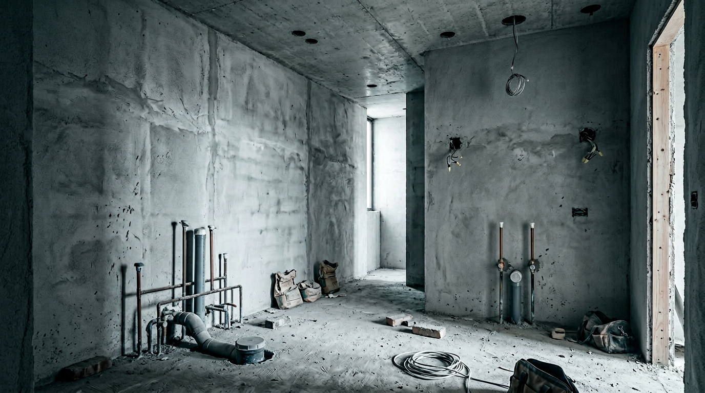 Bay House — Ensuite before renovation